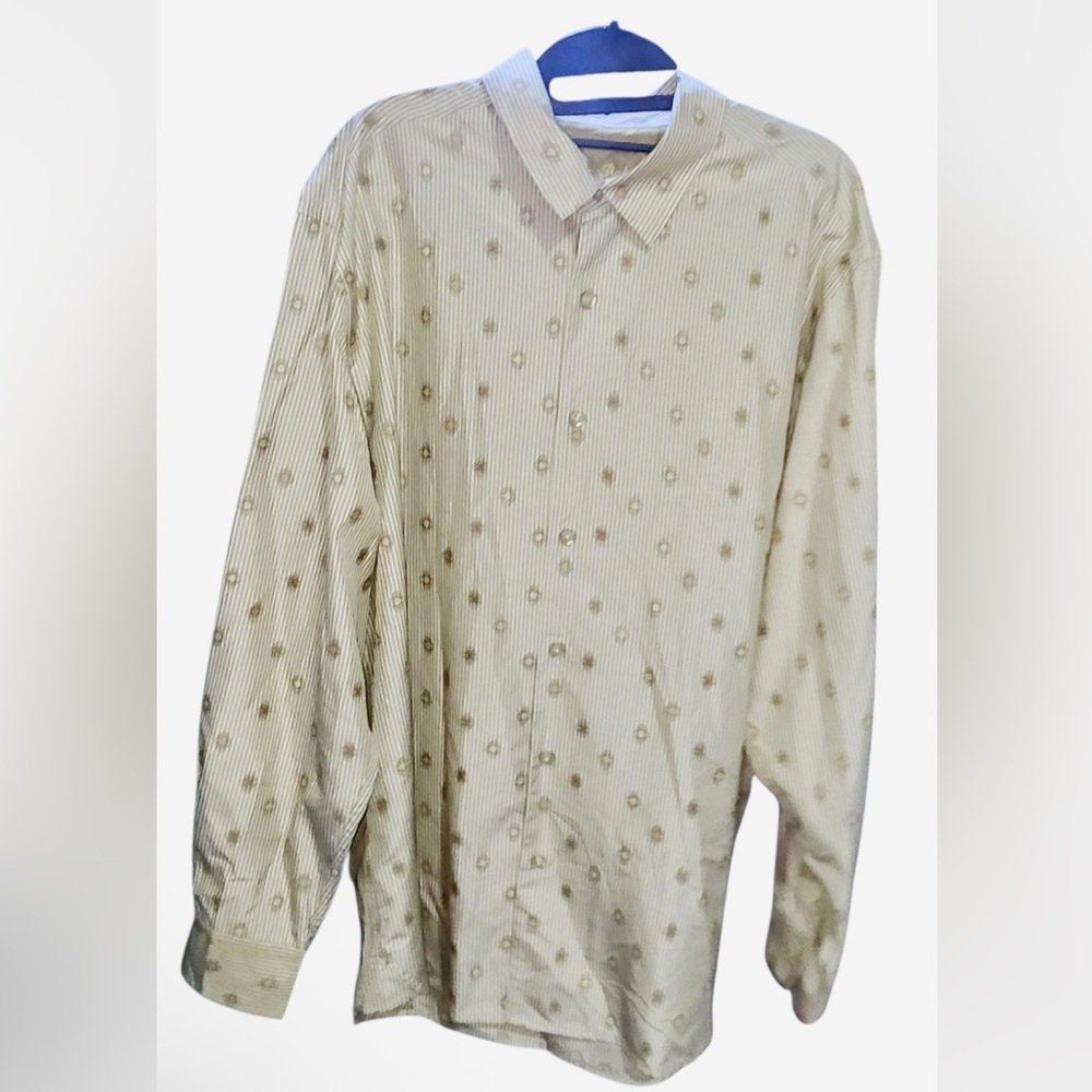 Tommy Bahama Beige Dress Shirt